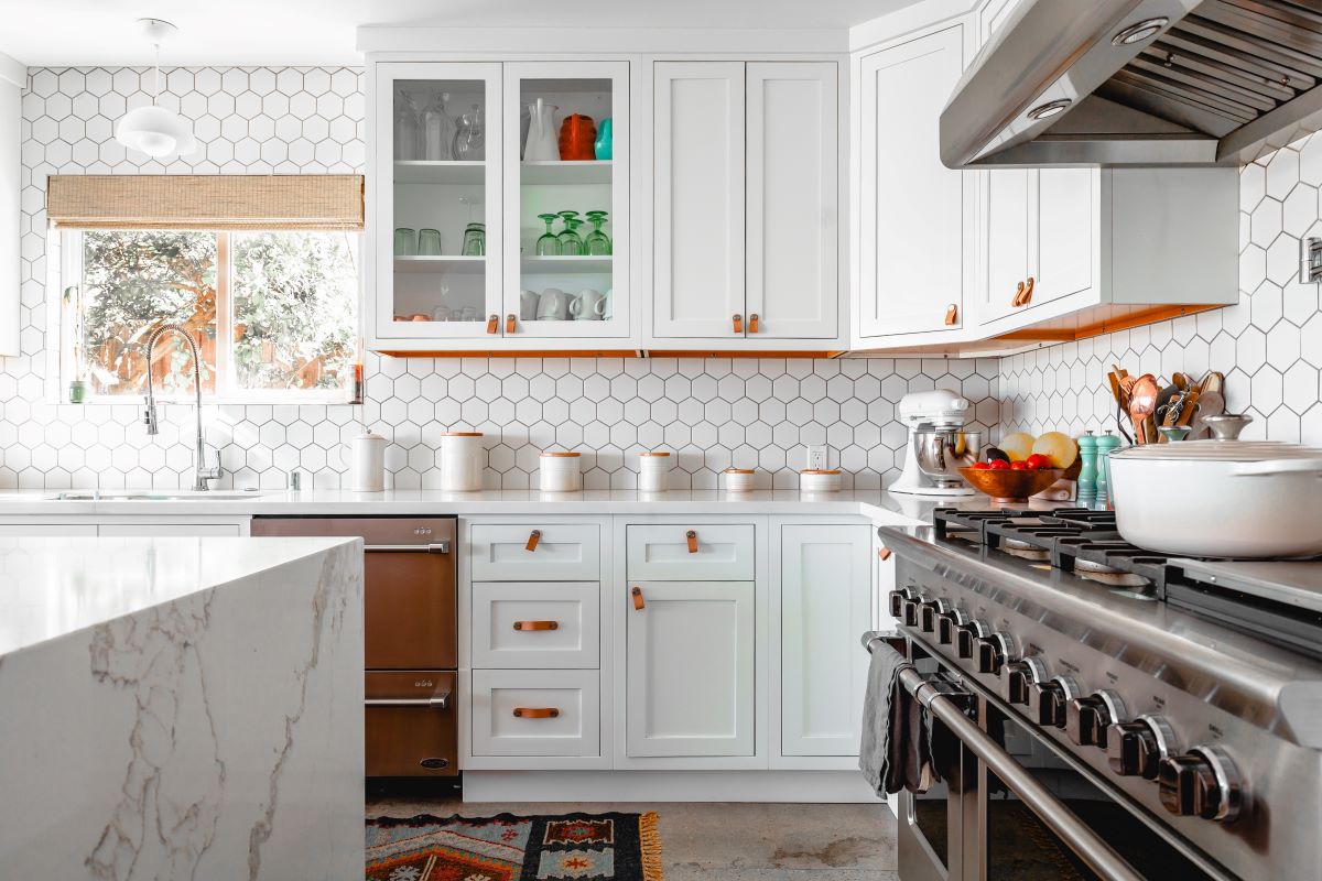 beautifully decorated kitchen 