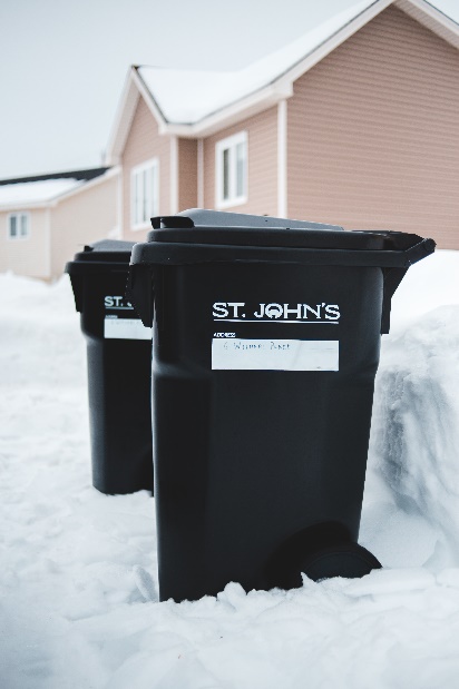 A picture containing snow, outdoor, parking, meter