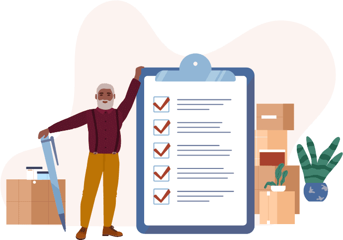 Downsizing Tips for Seniors includes setting a timeline for the project