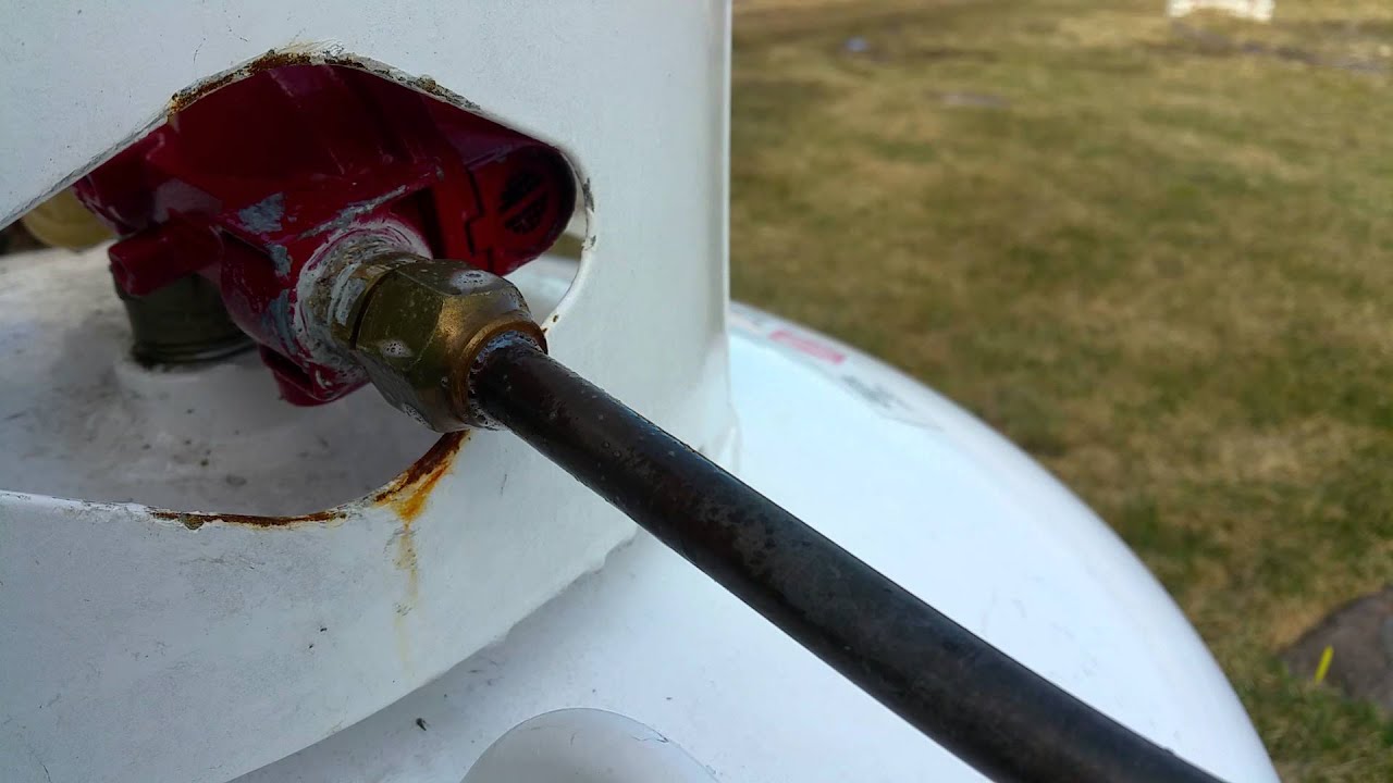 How to check for a propane leak with soapy water