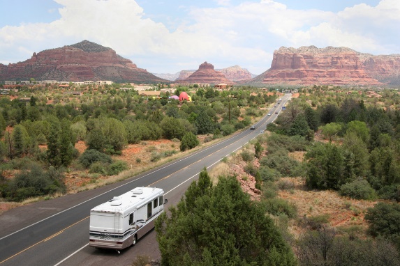 Carefree RV Driving through the State of Arizona