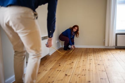 Take accurate measurements of your new living space before moving in.