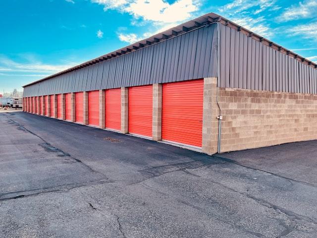 Exterior of the storage units
