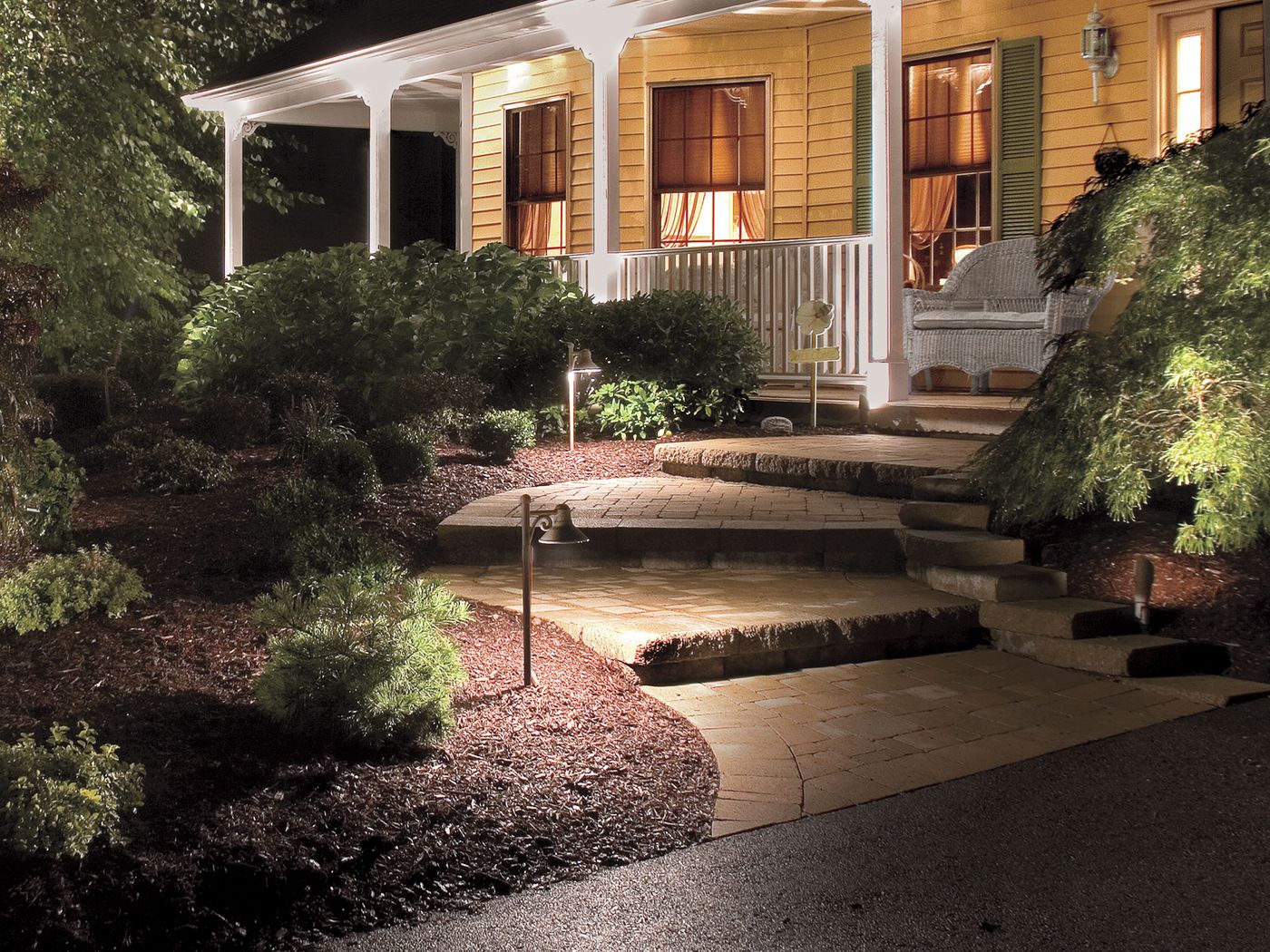 Consider adding outdoor lighting to make entering your home safer