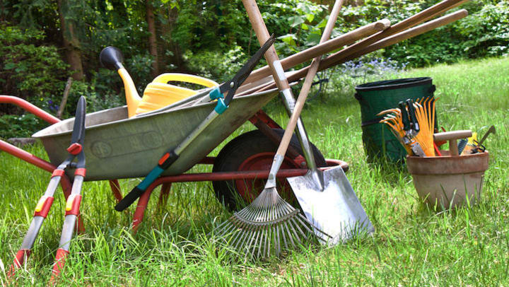 Store your unused garden equipment during the winter months