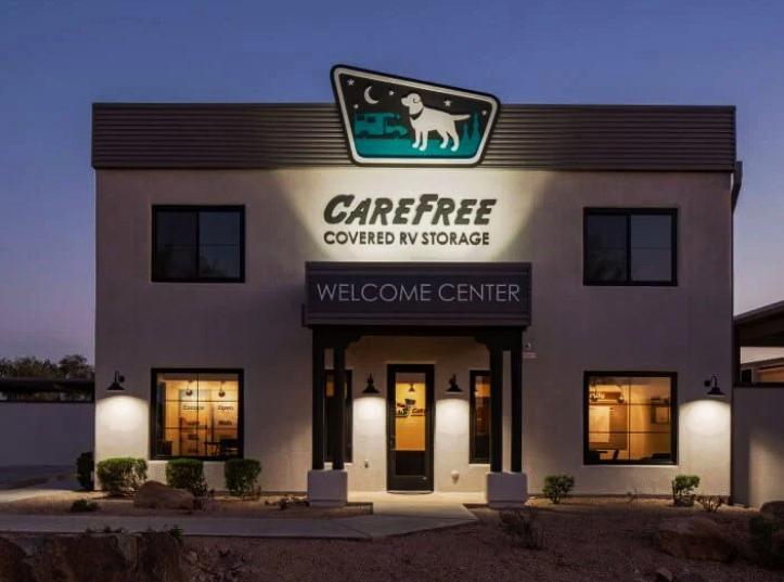 Carefree Covered RV Storage Welcome Center