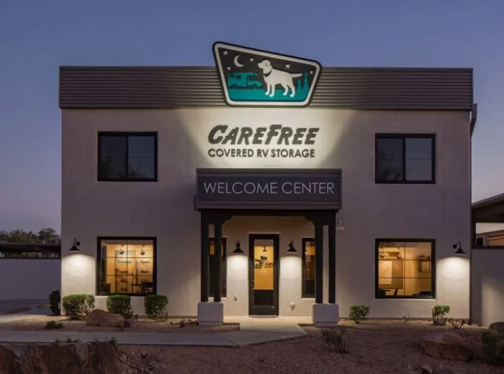 Carefree Covered RV Storage in Apache Junction Arizona