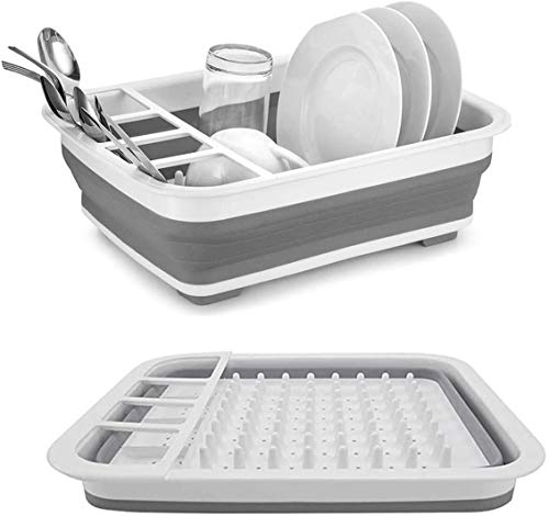 A Collapsible Dish Rack and Drainer for Your Tiny RV Kitchen