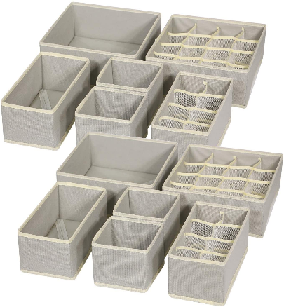 Drawer organizers to increase storage