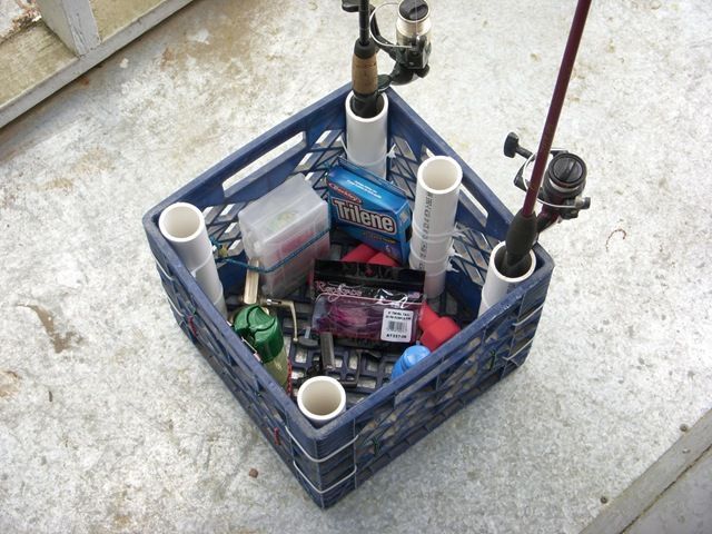 Fishing Tackle Box Rod Holder, Fishing Cooler Rod Holders