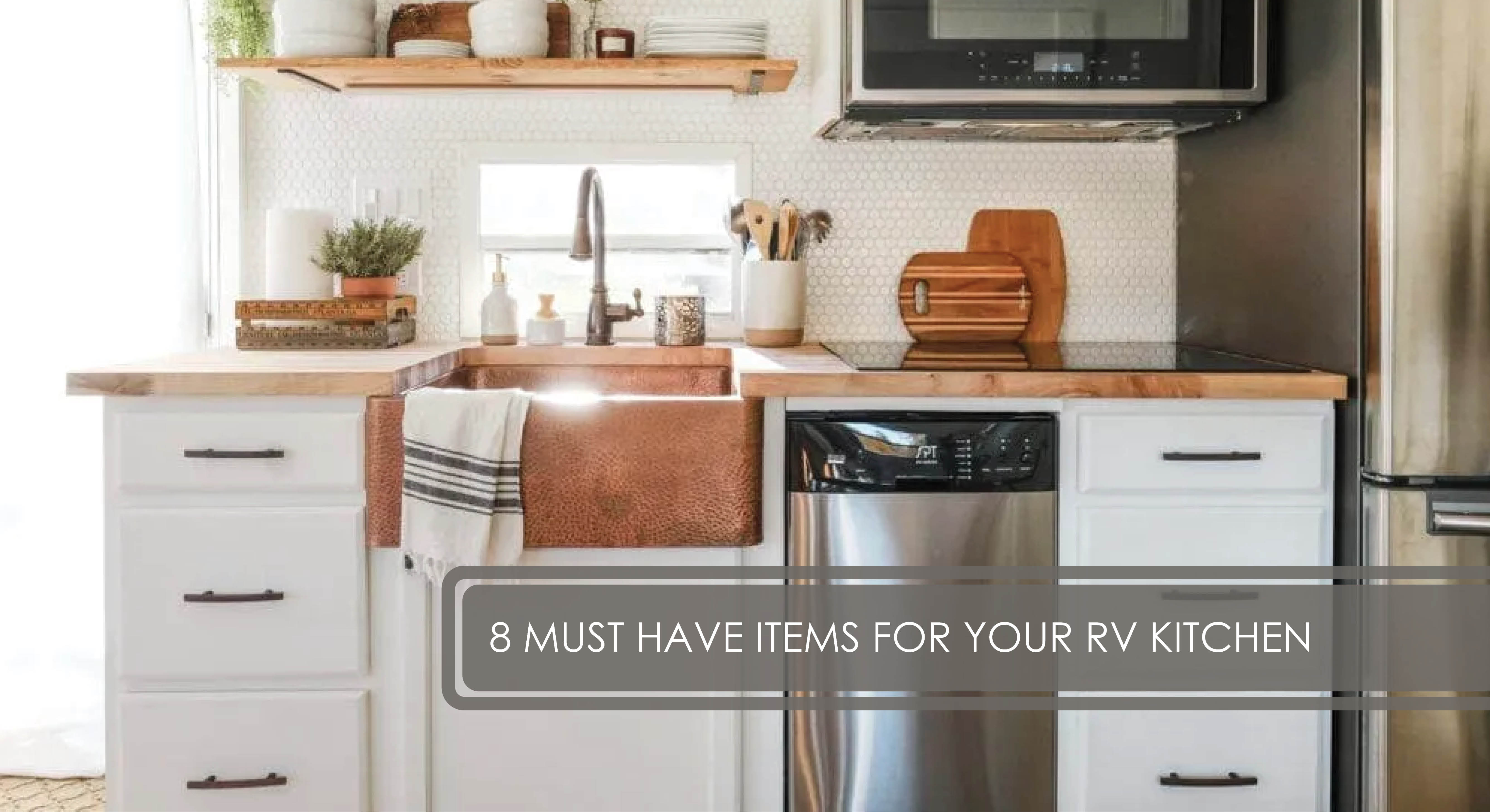 12 RV Kitchen Accessories UNDER $20 ~ Including Quick, Easy RV Kitchen Storage  Accessories ~ AOWANDERS