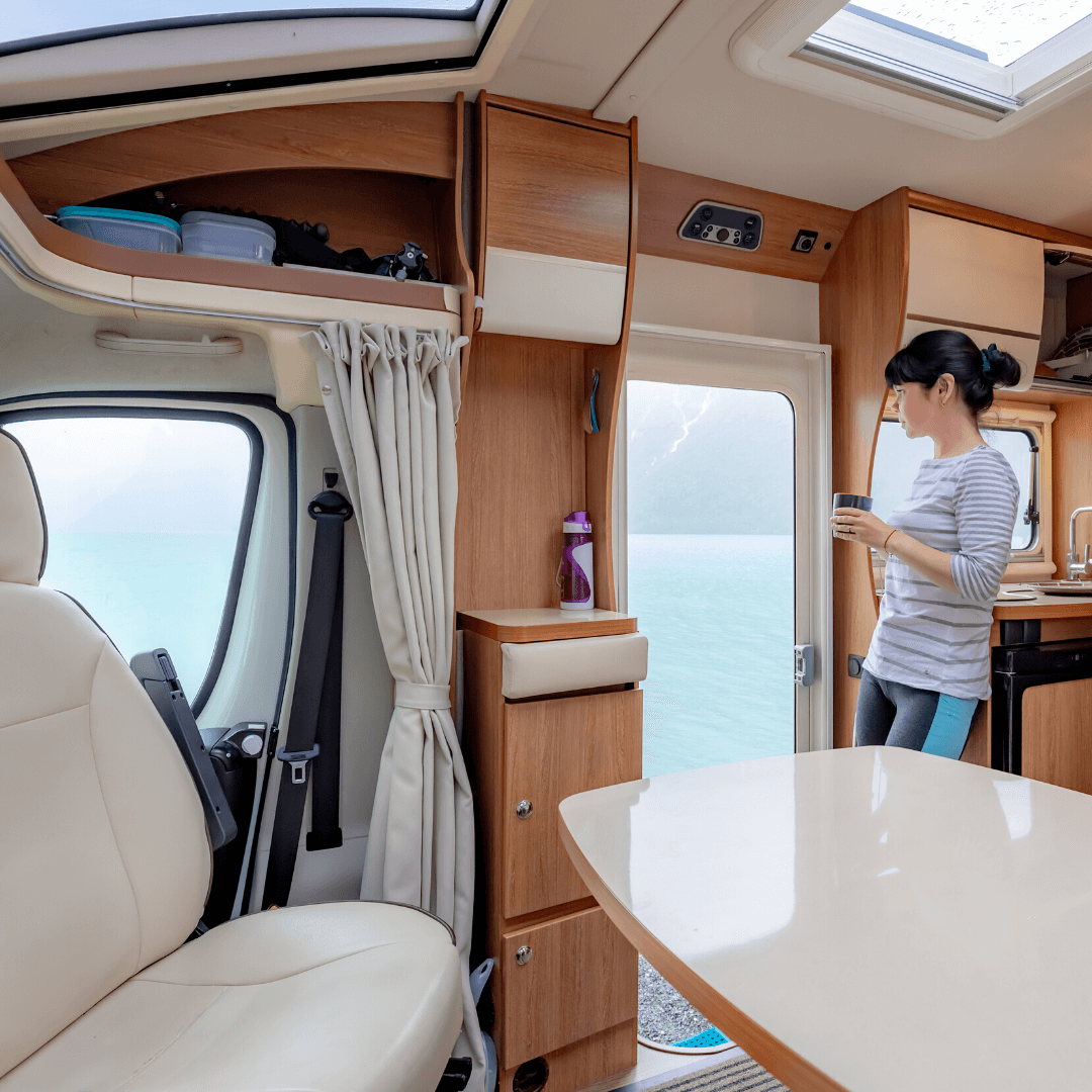 interior of an RV