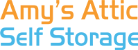 Logo for Amy's Attic Self Storage, click to go home