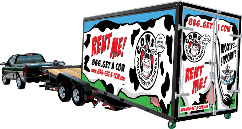 COWs of Delaware portable storage moving truck